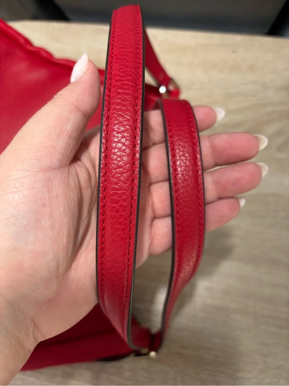 Kate Spade Large Kayla Triple Compartment Shoulder Bag in Cherry NWOT